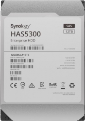 Synology -Enterprise Storage for Synology systems, 3.5" SAS Hard drive, HAS5300 , 12TB,5 yr Wty. HAS5300-12T