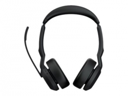 JABRA WIRELESS EVOLVE2 55 MS STEREO BLUETOOTH ANC HEADSET W/CHARGING STAND, LINK380C,USB-C 25599-999-889