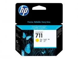 HP 711 29-ML YELLOW DESIGNJET INK CARTRIDGE - T120/T520/T125/T130/T525/T530 CZ132A