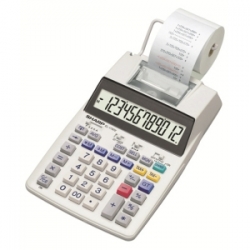 Sharp 12 DIGIT TAX COST SELL MARGIN CORRECTION KEY 4 MEMORY DESKTOP PRINTING CALCULATOR - WHITE EL1750V