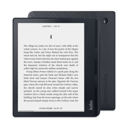 Kobo SAGE 8IN EINK CARTA HD COMFOLIGHT PRO WATERPROFF AUDIO STYLUS N778-KU-BK-K-EP