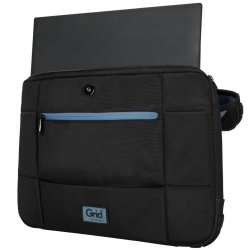 Targus Grid TBS655GL Carrying Case (Slipcase) for 39.6 cm (15.6") Notebook - Black - Impact Resistant