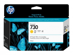HP 730 130-ML YELLOW DESIGNJET INK CARTRIDGE - T1700 / NEW SD PRO MFP / T1600 / T2600 P2V64A
