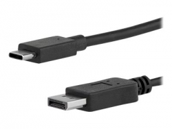 STARTECH.COM 1.8M USB-C (THUNDERBOLT3) TO DISPLAYPORT1.2 ADAPTER, 4K, 3YR (CDP2DPMM6B)