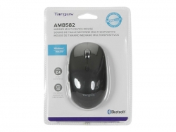 TARGUS MIDSIZE COMFORT MULTI-DEVICE ANTIMICROBIAL WIRELESS MOUSE AMB582GL