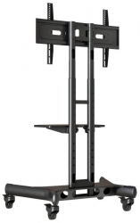 ATDEC MOBILE CART FOR MED/LARGE DISPLAYS UP TO 45KG (65"), H/ADJ, VESA UP TO 600X400, 5YR AD-TVC-45