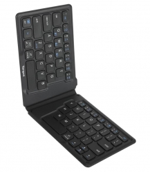 Targus AKF003US Ergonomic Foldable Bluetooth Antimicrobial Keyboard