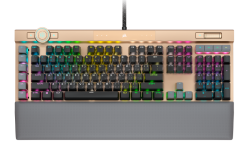CORSAIR K100 RGB Optical-Mechanical Gaming Keyboard - Midnight Gold CH-912A21A-NA(K100-RGB-MGOLD)