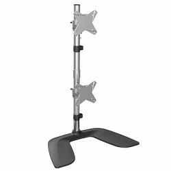 STARTECH.COM VERTICAL DUAL MONITOR STAND - FREE STANDING MOUNT 27 INCH VESA 5YR ARMDUOVS