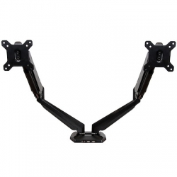 STARTECH.COM DUAL MONITOR DESK MOUNT, UP TO 32", FULL MOTION, H/ADJ, USB, VESA, 2YR ARMSLIMDUO