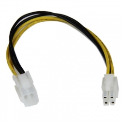 STARTECH 8" (20.3CM) 4 PIN P4 CPU POWER EXTENSION - POWER EXTENSION CABLE LTW ATXP4EXT