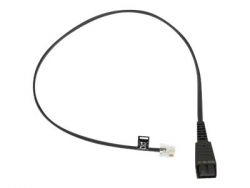 JABRA QD TO RJ9 STRAIGHT BOTTOM CORD FOR LINK 180, 0.5M  8800-00-25