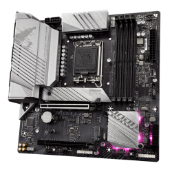 Gigabyte B760 m-ATX Motherboard: 1700 Socket For Intel 13th/12th Gen. Processors 4x DDR5, 4x SATA 6Gb/s, PCIe 4.0, 2x M.2 Gen4, USB 3.2, 2.5GbE LAN, Wi-Fi 6E + Bluetooth 5.3, Realtek 7.1 Audio, HDMI/DP B760M AORUS ELITE AX DDR5