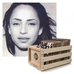 Sony Music Crosley Record Storage Crate Sade The Best Of Sade Vinyl Album Bundle | SM-88875180591-B