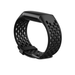 FITBIT CHARGE 5,SPORT BAND,BLACK,LARGE BNDCHAR5-SP-BLK-L(FB181SBBKL)