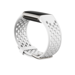 FITBIT CHARGE 5,SPORT BAND,FROST WHITE,SMALL BNDCHAR5-SP-WHT-S(FB181SBWTS)