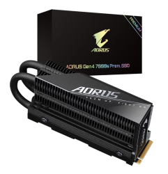 GIGABYTE 1TB AORUS GEN4 7000s NVMe M.2 PCIe4 SSD, R 7000MB/s W 5500MB/s HEATPIPE + HS 5YR (GP-AG70S1TB-P-AU)