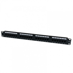 STARTECH.COM 24 PORT CAT6 PATCH PANEL - 110 TYPE RACK MOUNT PATCH PANEL 1U 2 YR C6PANEL24