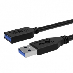 Simplecom USB 3.0 Cable: AM-AF SuperSpeed Extension Cable Insulation Protected 1M (USB3.0-AM-AF-1M ex)