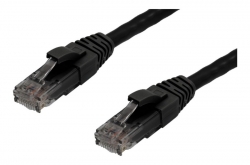 Generic Cat6-0.25M Black Network Cable: Cat6/6A RJ45 0.25m 25cm Black