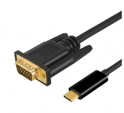 Generic CB-TC-VGAUSB Type-C - VGA Cable 1.8m