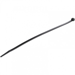 Startech 25cm(10in) Cable Ties - 4mm(1/8in) wide 68mm(2-5/8in) Bundle Diameter 22kg(50lb) Tensile Strength CBMZT10B