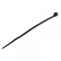 Startech 10cm(4in) Cable Ties - 2mm(1/16in) wide 22mm(7/8in) Bundle Diameter 8kg(18lb) CBMZT4BK