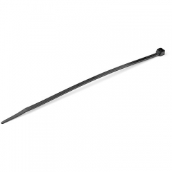 Startech 20cm(8in) Cable Ties - 4mm(1/8in) wide 55mm(2-1/8in) Bundle Diameter 22kg(50lb) Tensile Strength CBMZT8B