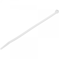 Startech 20cm(8in) Cable Ties - 4mm(1/8in) wide 55mm(2-1/8in) Bundle Diameter 22kg(50lb) CBMZT8N