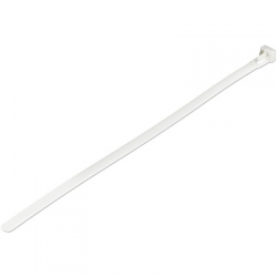 Startech 25cm(10in) Reusable Cable Ties - 7mm(1/4in) wide 65mm(2-1/2in) Bundle Dia. 22kg(50lb) CBMZTRB10