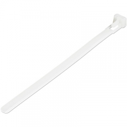 Startech 15cm(6in) Reusable Cable Ties - 7mm(1/4in) wide 35mm(1-3/8in) Bundle Dia. 22kg(50lb) CBMZTRB6