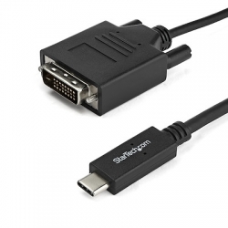 STARTECH.COM 1M USB-C TO DVI CABLE - USB TYPE-C TO DVI ADAPTER CABLE 3 YR CDP2DVIMM1MB
