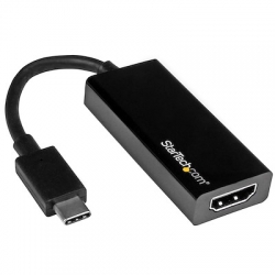 STARTECH.COM USB-C (THUNDERBOLT3) TO HDMI ADAPTER, 4K, BLACK, 3YR CDP2HD