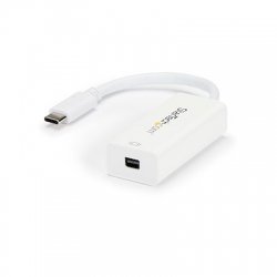 STARTECH.COM USB-C (THUNDERBOLT3) TO MINI DISPLAYPORT ADAPTER, WHITE, 3YR CDP2MDP