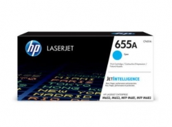 HP 655A Cyan Original LaserJet Toner Cartridge CF451A