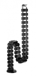 Brateck Quad Entry Vertebrae Cable Management Spine Material.Steel,ABS Dimensions 1300x67x35mm -- Black CC10-1-B