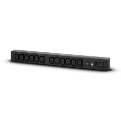 CyberPower Basic PDU PDU20BHVIEC12R 1RU horizontal 16Amp IEC-320 C20 input - 12 IEC-320 (12-C13) Out - 2 Yrs- EOL and replaced by PDU20BHVIEC12Ra