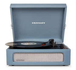 Crosley Voyager Washed Blue - Bluetooth Portable Turntable CRIW8017B-WB4