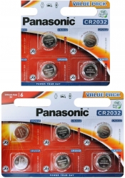 Panasonic 5 piece Coin/CMOS/bios Battery for motherboard: 3V (CR2032/5P)