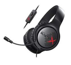 Creative Wired Gaming Headset: Sound BlasterX H3, Protable Analog Gaming Headset Sound BlasterX H3