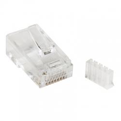 STARTECH.COM CAT 6 NETWORK CONNECTOR - CLEAR - CAT6 CABLE - RJ45 2 YR CRJ45C6SOL50