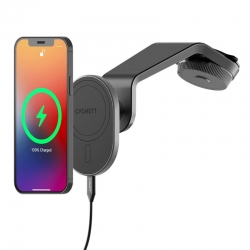 CYGNETT MAGHOLD Magnetic Car Wireless Charger - Window - Black (CY3767WLCCH), Strong hold, Adjustable view