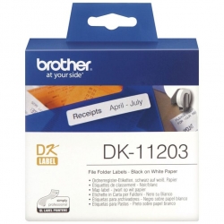 Brother WHITE FILE FOLDER LABELS 17 X 87MM 300 LABELS 8V791B1P211