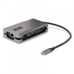 STARTECH USB-C MULTIPORT ADAPTER, 4K HDMI/VGA MINI LAPTOP TRAVEL DOCK 3 YR DKT31CVHPD3