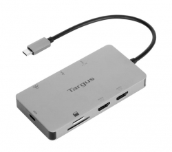 Targus DOCK423AU Targus USB-C Dual HDMI 4K Portable Docking Station with 100W PD Pass-Thru
