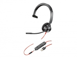 Poly PLANTRONICS BLACKWIRE 3325T STEREO W/ 3.5MM- CHROME OS CERT - 216899-01