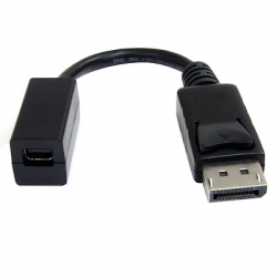 STARTECH.COM 6IN DISPLAYPORT TO MINI DISPLAYPORT VIDEO CABLE ADAPTER M/F LIFETIME WARR DP2MDPMF6IN