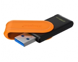 Kingston DTXS/256GBDataTraveler Exodia S 256 GB USB 3.2 (Gen 1) Flash Drive - Black, Orange - 1