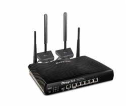 DrayTek Vigor 2927Lac Multi WAN Router with a Cat6 4G LTE SIM slot, 1 x GbE WAN, 1 x GbE WAN/LAN,