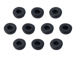 JABRA ENGAGE 65/75 STEREO HEADSET LEATHERETTE EAR CUSHIONS,BLACK, 10 PCS 14101-60